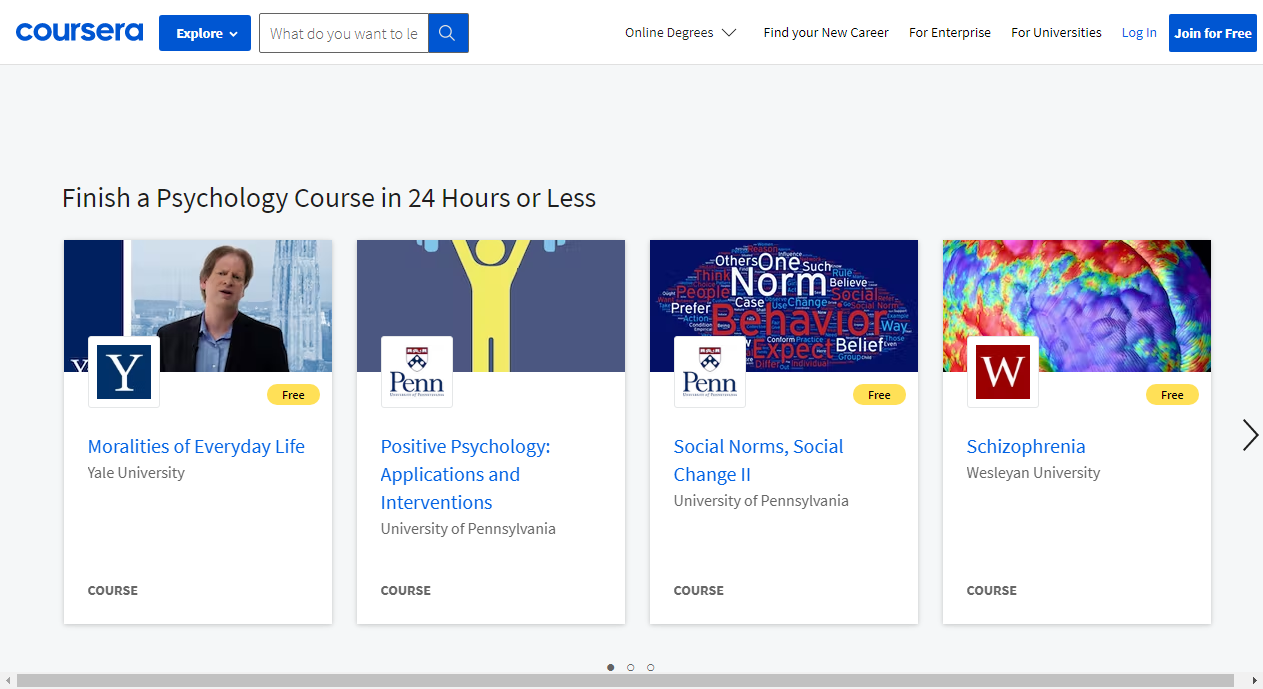 Online Psychology Courses