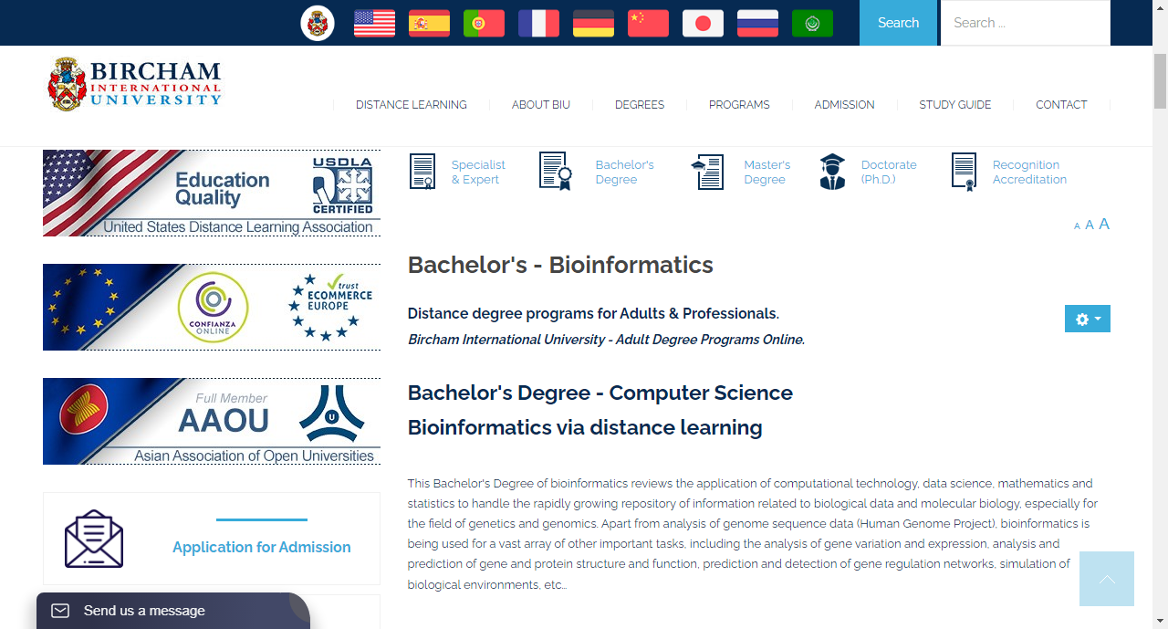 Bioinformatics Bachelor's Degree Online