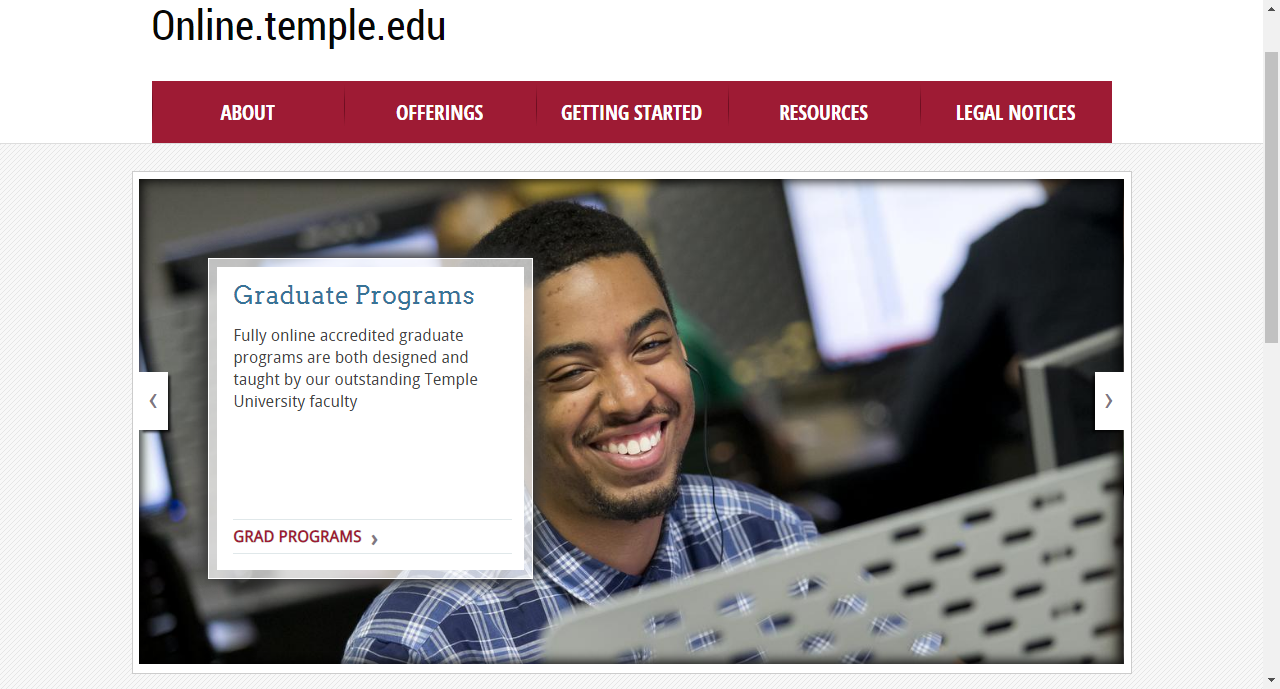 Temple University Online Undergraduate Programs